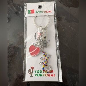 Portugal Souvenir Key Holder with Charms